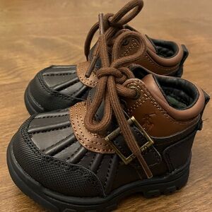 Ralph Lauren Kids Boots in Brown and Black